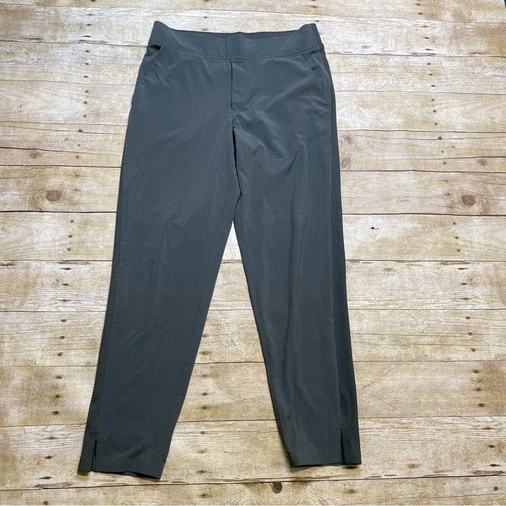 Athleta Brooklyn Ankle Pant Joggers Green Gray